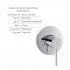Комплект для умивальника Qtap Spring Chrome: Змішувач QTSPRCRM 0101 + вилив QTVYT246CRM45930