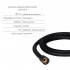 Комплект для ванни Qtap Robin Black: Змішувачі QTROB3060102B+QTROB1060M102B+Шланг QTHADPVCSQ160B+Лійка QTRUC125BLM45776