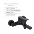 Комплект Qtap Slavonice Black Matt: Змішувач QTSLA259BLM45918 + Шланг QTHADPVCSQ160B + Лійка QTRUC125BLM45951