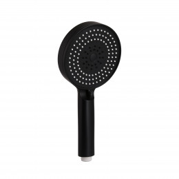 Лійка для ручного душу Rucni, d130 мм, Matt Black округла QTRUC125BLM45951 Qtap