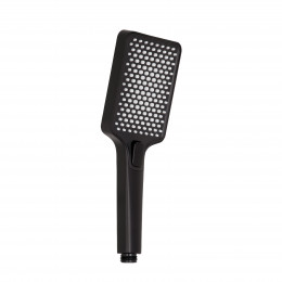 Лійка для ручного душу Rucni, 140x95 мм, Matt Black прямокутна QTRUC125BLM45959 Qtap
