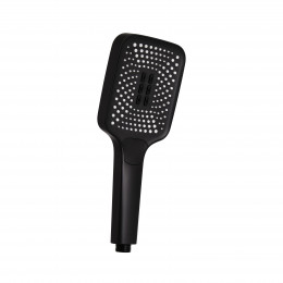 Лійка для ручного душу Rucni, 140x110 мм, Matt Black прямокутна QTRUC125BLM45955 Qtap