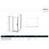 Кабіна душова прямокутна 38810 100х80х190 без піддона скло прозоре 6мм, профіль алюмінієвий чорний придбати за кращою ціною від SANTEH в магазині St-Lviv