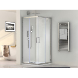 Кабіна душова прямокутна 1902812 120х80х190 без піддона скло прозоре, профіль алюміній хромований Кабіна душова прямокутна 1902812 120х80х190 без піддона скло прозоре, профіль алюміній хромований