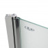 Шторка для ванни Standard CRM407513APL, 75x140 см, скло 6 мм Pear, розпашна, ліва Qtap