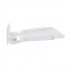 Сидіння відкидне Comfort WHI5035, White, квадратне, металеве, кріплення в стіну COMFWHI5035 Qtap