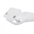 Сидіння відкидне Comfort WHI5035, White, квадратне, металеве, кріплення в стіну COMFWHI5035 Qtap