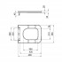 Сидіння для унітаза (Tern) 465x375x55 мм, White, з мікроліфтом, Slim Duroplast, Quick Release QT99HXU10W Qtap