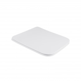 Сидіння для унітаза (Kalao) 345х445х45 мм, White, з мікроліфтом, Slim Duroplast, Quick Release QT08991213AW Qtap