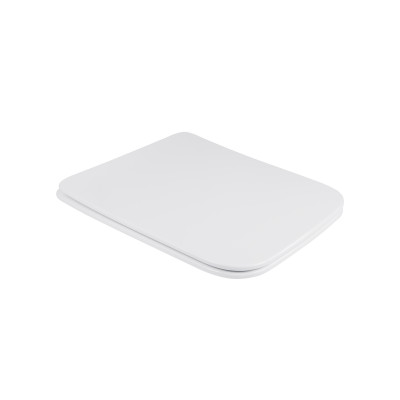 Сидіння для унітаза (Kalao) 345х445х45 мм, White, з мікроліфтом, Slim Duroplast, Quick Release QT08991213AW Qtap