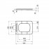 Сидіння для унітаза (Kalao) 345х445х45 мм, White, з мікроліфтом, Slim Duroplast, Quick Release QT08991213AW Qtap