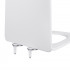 Сидіння для унітаза (Kalao) 345х445х45 мм, White, з мікроліфтом, Slim Duroplast, Quick Release QT08991213AW Qtap