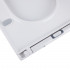 Сидіння для унітаза (Aries) 430x350x50 мм, White, з мікроліфтом, Slim Duroplast, Quick Release QT99HXU15W Qtap