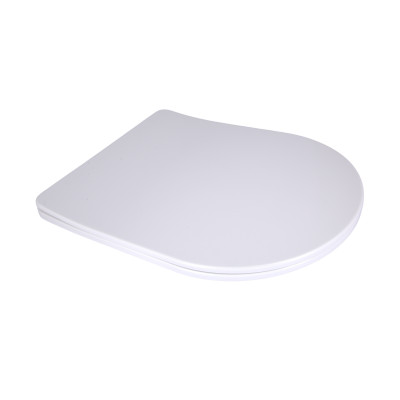 Сидіння для унітаза підлогового (Vlasta) 560×363×30 мм, White, з мікроліфтом, Slim Duroplast, Quick Release QT28228300W3 Qtap Сидіння для унітаза підлогового (Vlasta) 560×363×30 мм, White, з мікроліфтом, Slim Duroplast, Quick Release QT28228300W3 Qtap