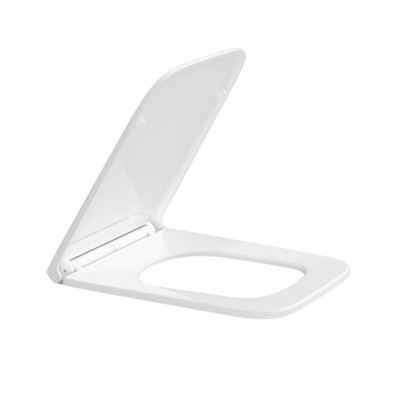 Сидіння для унітазу (Gemini 520) 448x357x38,5 мм, White, з мікроліфтом, Slim Duroplast, Quick Release QTSC179W49386 Qtap Сидіння для унітазу (Gemini 520) 448x357x38,5 мм, White, з мікроліфтом, Slim Duroplast, Quick Release QTSC179W49386 Qtap
