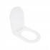 Сидіння для унітазу (Kolibri) 455×360×30 мм, White, з мікроліфтом Slim Duroplast, Quick Release QTST179W49488 Qtap