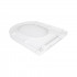 Сидіння для унітазу (Kolibri) 455×360×30 мм, White, з мікроліфтом Slim Duroplast, Quick Release QTST179W49488 Qtap