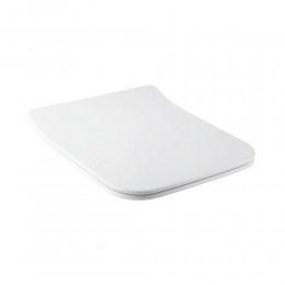 Сидіння для унітаза (Crow) 450x360x55 мм, White, з мікроліфтом, Slim Duroplast, Quick Release QT99SC2170W Qtap