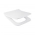 Сидіння для унітаза (Crow) 450x360x55 мм, White, з мікроліфтом, Slim Duroplast, Quick Release QT99SC2170W Qtap