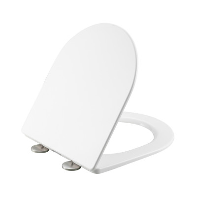 Сидіння для унітазу (Taurus 490) 422x360x30 мм, White, з мікроліфтом, Slim Duroplast, Quick Release QTSC179W49383 Qtap Сидіння для унітазу (Taurus 490) 422x360x30 мм, White, з мікроліфтом, Slim Duroplast, Quick Release QTSC179W49383 Qtap