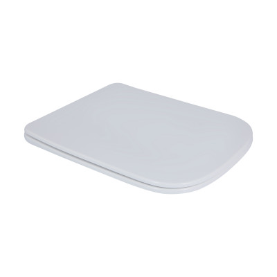 Сидіння для унітаза (Crow Ultra) 422x344x39 мм, White, з мікроліфтом, Slim Duroplast, Quick Release QT99SC5171W Qtap