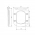 Сидіння для унітаза (Crow Ultra) 422x344x39 мм, White, з мікроліфтом, Slim Duroplast, Quick Release QT99SC5171W Qtap