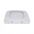 Сидіння для унітаза (Crow Ultra) 422x344x39 мм, White, з мікроліфтом, Slim Duroplast, Quick Release QT99SC5171W Qtap