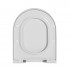 Сидіння для унітаза (Robin 520, Scorpio 520) 465x363x60 мм, White, з мікроліфтом, Slim Duroplast, MagLock QTSC179W48916 Qtap