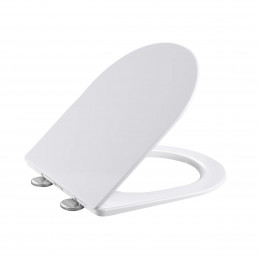 Сидіння для унітазу (Taurus 520) 455x365x38 мм, White, з мікроліфтом, Slim Duroplast, Quick Release QTSC179W49384 Qtap Сидіння для унітазу (Taurus 520) 455x365x38 мм, White, з мікроліфтом, Slim Duroplast, Quick Release QTSC179W49384 Qtap
