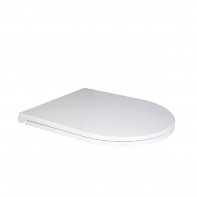 Сидіння для унітаза (Robin, Aries) 428x360x50 мм, White, з мікроліфтом, Slim Duroplast, Quick Release QT99HY2411W Qtap