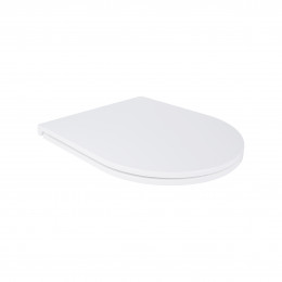 Сидіння для унітаза (Robin, Aries) 430x360x50 мм, White, з мікроліфтом, Slim Duroplast, Quick Release QT99HXU13W Qtap