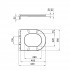 Сидіння для унітаза (Robin, Aries) 430x360x50 мм, White, з мікроліфтом, Slim Duroplast, Quick Release QT99HXU13W Qtap