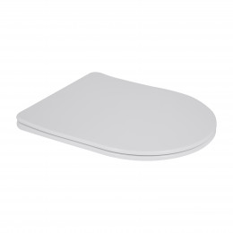 Сидіння для унітаза (Swan Ultra, Jay Ultra) 430x361x43 мм, White, з мікроліфтом, Slim Duroplast, Quick Release QT99SC5179W Qtap