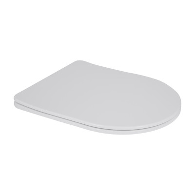 Сидіння для унітаза (Swan Ultra, Jay Ultra) 430x361x43 мм, White, з мікроліфтом, Slim Duroplast, Quick Release QT99SC5179W Qtap
