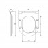 Сидіння для унітаза (Swan Ultra, Jay Ultra) 430x361x43 мм, White, з мікроліфтом, Slim Duroplast, Quick Release QT99SC5179W Qtap