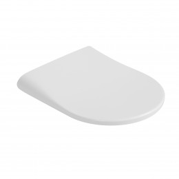 Сидіння для унітаза (Robin 490, Scorpio 490) 430x363x60 мм, White, з мікроліфтом, Slim Duroplast, MagLock QTSC179W48915 Qtap