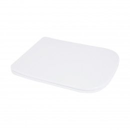 Сидіння для унітаза підлогового (Stenava) 435×345×30 мм, White, з мікроліфтом, Slim Duroplast, Quick Release QT99SC8303W Qtap