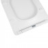 Сидіння для унітазу (Presto) 340х435х40 мм, White, з мікроліфтом, Slim Duroplast, Quick Release QT26992615EW Qtap