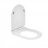 Сидіння для унітаза (Presto) 335х420х35 мм, White, з мікроліфтом, Slim Duroplast, Quick Release QT26991217AW Qtap