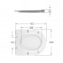Сидіння для унітаза (Jay 640, Swan 640) 422x360x30 мм, White, з мікроліфтом, Slim Duroplast, Quick Release QTSC179W48699 Qtap Сидіння для унітаза (Jay 640, Swan 640) 422x360x30 мм, White, з мікроліфтом, Slim Duroplast, Quick Release QTSC179W48699 Qtap