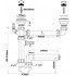 Сифон для кухонної мийки подвійний з підключенням до пральної машини HC7+DO2-W Сифон для кухонної мийки подвійний з підключенням до пральної машини HC7+DO2-W