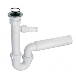 Сифон для кухонної мийки з підключенням до пральної машини зі зливом 11/2х70 мм HC7HC15