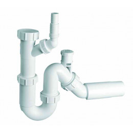 Сифон для кухонної мийки (11/2х50 мм) з підключенням до пральної машини TP31VW50