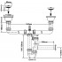 Сифон для кухонної мийки з підключенням до пральної машини зі зливом HC7HC12-POL