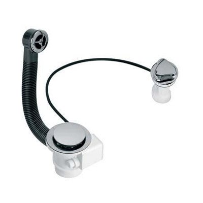 Сифон для кухонної мийки (автомат) з переливом 1.1/2 x70 PUFS70-CP-25