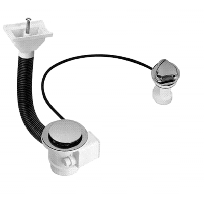 Сифон для кухонної мийки (автомат) з переливом 1.1/2 x70 PUFS70DR-CP