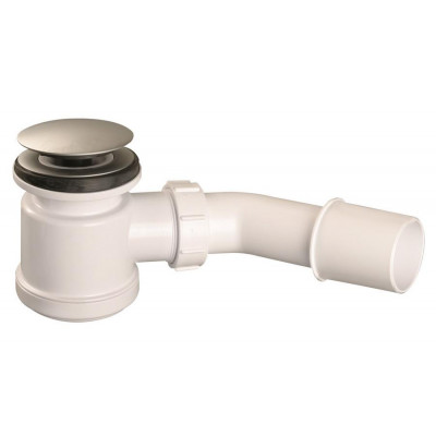 Сифон для піддона 50 "клік-клак" сатиновий HC26CLSC