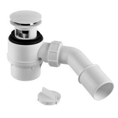 Сифон для піддона 50mm "клік-клак" накладка з латуні 70*40/50мм HC26-IOF-95-WH Сифон для піддона 50mm "клік-клак" накладка з латуні 70*40/50мм HC26-IOF-95-WH