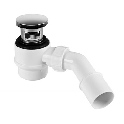 Сифон для піддона 50mm "клік-клак" накладка з латуні 70*40/55мм HC26-IOF-95-CB