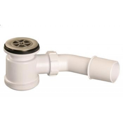 Сифон для піддону 50 Сталь SZC HC26-SN